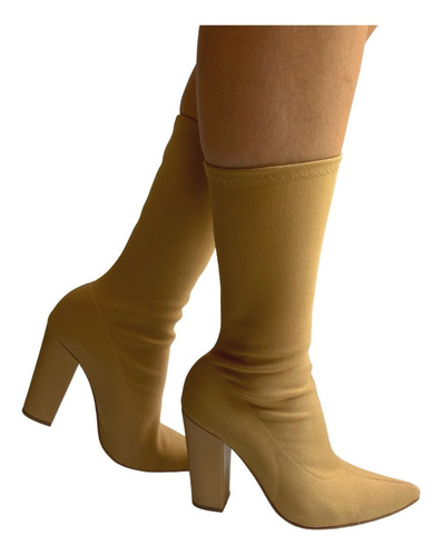 Imagen 5 de 10 de Bota Dama Stretch Puntal Felipe Rentería Moda Vestir Mujer