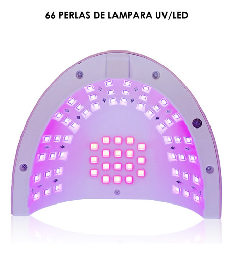 Lámpara Profesional Para Uñas Secadora Uv/ Led 268w