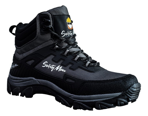 Tenis De Seguridad Hombre Safetyman Trepator Color Gris