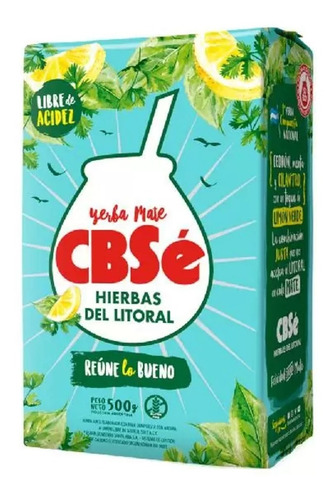 Cbse Yerba Mate Compuesta Hierbas Del Litoral 500 Gr