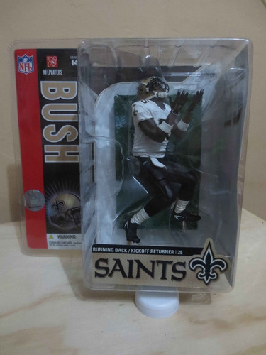 Mcfarlane Nfl Reggie Bush Serie 14 Variante New Orleans Sain