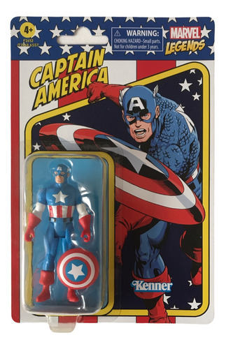 Capitan Captain America Marvel Legends Kenner Retro Series 1 (Usado)