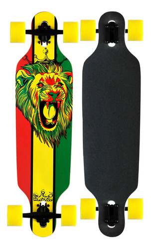 Krown Freestyle Elite Drop Through Longboard Completo