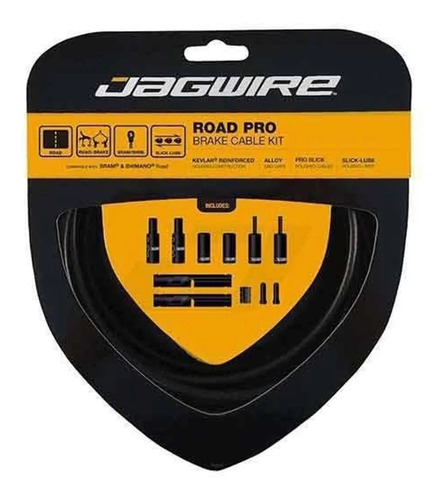 Kit Cabo Conduíte Pro Brake Jagwire Freio Road Preto Pck209