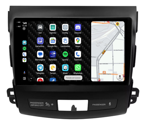 Multimidia Outlander 08/12 9p Android Carplay 4/64gb + Ré