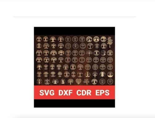 Vectores De Árboles Diseños Corte Láser Cnc Plasma Z041