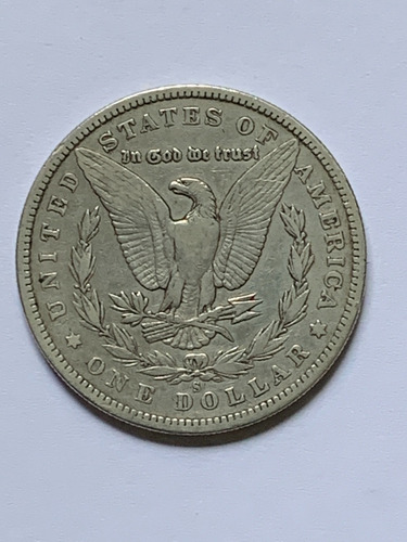 Robmar-usa-morgan 26,73g De Plata-900-año 1880 S-capsula-n°5