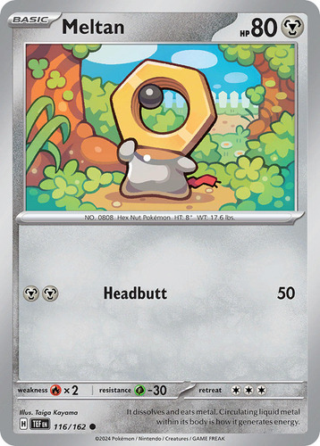 Temporal Forces - 116/162 - Meltan (reverse)