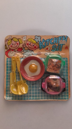 Imagen 6 de 10 de Juego Set Cocina Reposteria Para Niñas Antiguos Hecho Vzla