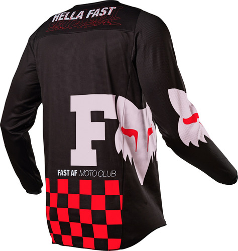 Imagen 3 de 3 de Jersey Remera Motocross Fox - 180 Illmatik