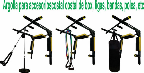 Maxi Fit Pn-r Barra Multifuncional Para Dominadas Abs