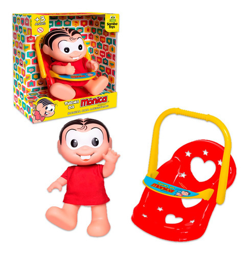 Boneca  Bebê Conforto Turma Da Mônica - Mini Mônica Infantil