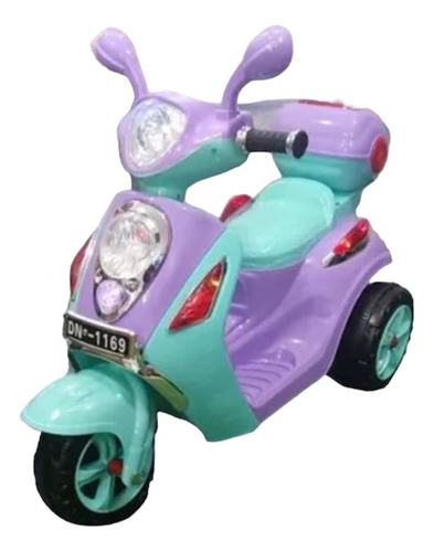 Moto Eléctrica Para Niñas Princesas Frozen Con Luz Led