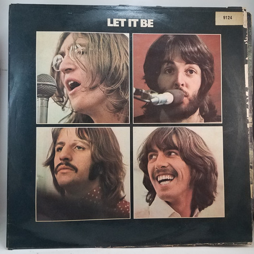 The Beatles - Let It Be 1970 - Apple 9124 -  Vinilo Lp Vg +