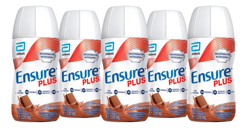 Ensure Plus Chocolate Suplemento Dietario 220ml Pack X10un