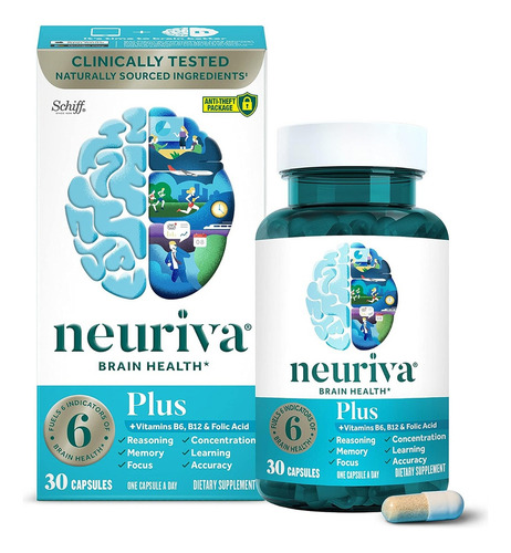 Suplemento Nootrópico Plus Neuriva 30 Cápsulas
