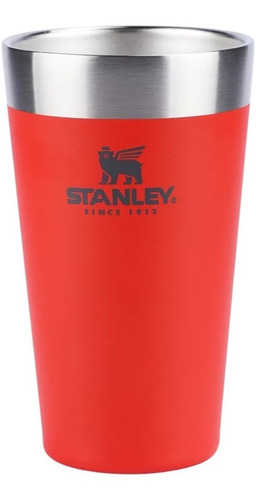 Copo térmico Stanley Adventure Stacking cor flame red 473mL