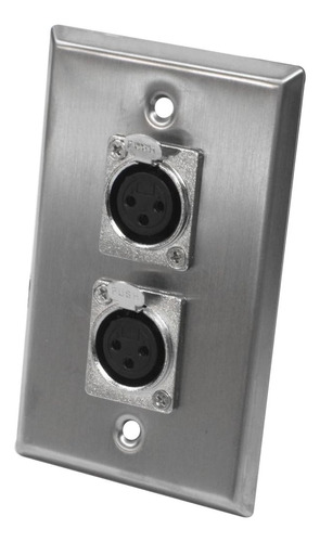 Conectores Duales Xlr Hembra Altavoces, Placa De Pared ...