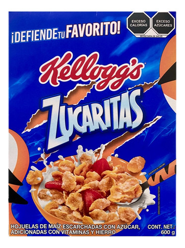Zucaritas Kelloggs De 600gr X 3 Uds