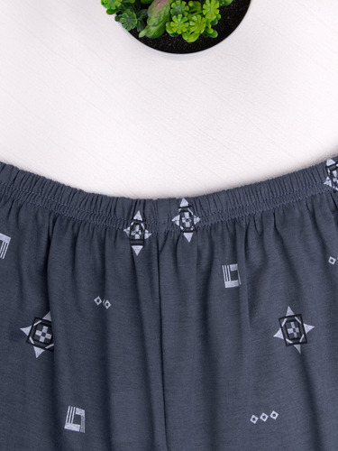 Pijama 2pzs Casual Hombre Algodón Pantalon Camisa Botones