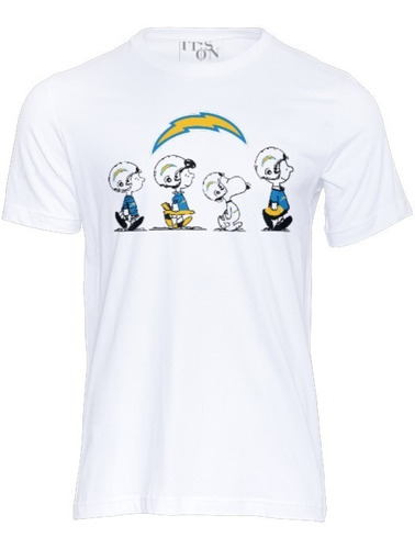 Playera Los Angeles Chargers. Snoopy. Nfl. L.a. Cargadores