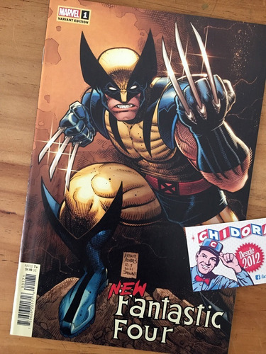 Comic - New Fantastic Four #1 Arthur Adams Wolverine Cover