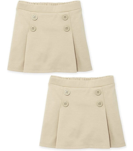 ~? The Children's Place Baby Girls And Toddler Button Skort,