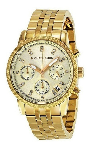 Relógio Michael Kors Mk5676 Dourado Ritz