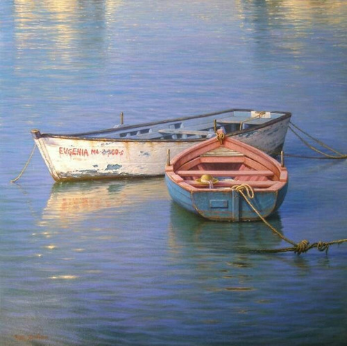 Imagen 5 de 6 de Cuadros Al Oleo Marinas.pinturas Para Sala Hogar