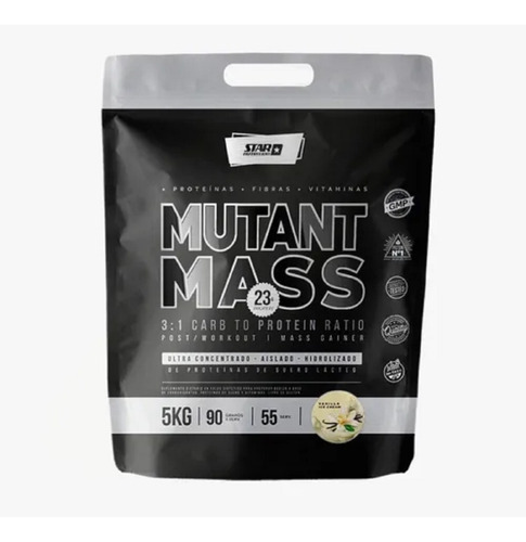 Mutantmass Star 5kg Ganador Masa Muscular Choco Stanut243