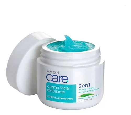 Avon Care Crema Exfoliante Facial Con Mentol 100gr