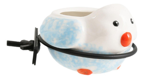 Comedero Para Pájaros Con Soporte De Abrazadera, Azul