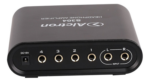Alctron S304 Amplificador Audifonos Volumenes Independientes Color Negro