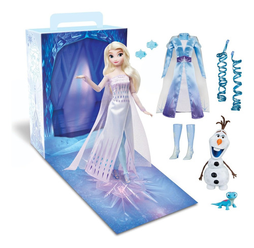 Disney Store Muñeca La Historia De Elsa De Frozen.