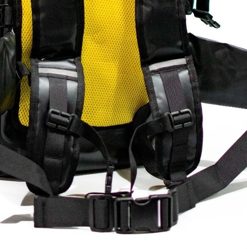Imagen 3 de 10 de Mochila Moto Estanco Impermeable 33/55 Lts Samurai Warrior