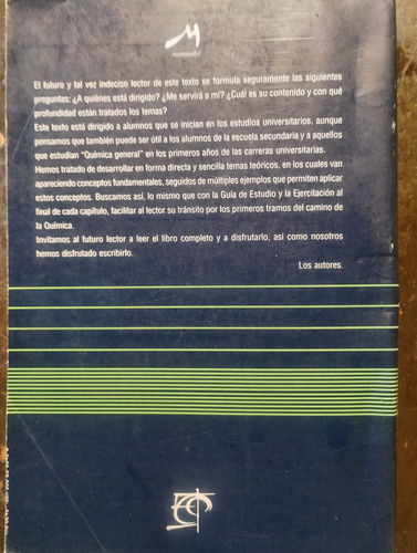 Temas De Química General - M. Angelini Y Otros - Eudeba (Usado)