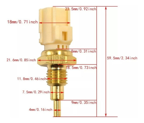 Sensor Suzuki Temperatura Dl650 Dl1000 Gsf650 Brandit Gsxr (Usado)