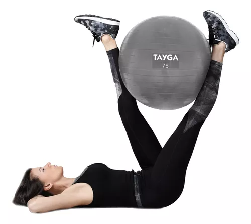 Pelota De Yoga 65 Cm Pilates Fitball Suiza + Inflador 