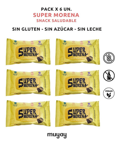 Pack Super Morena - Alfajor Sin Gluten, Sin Azucar