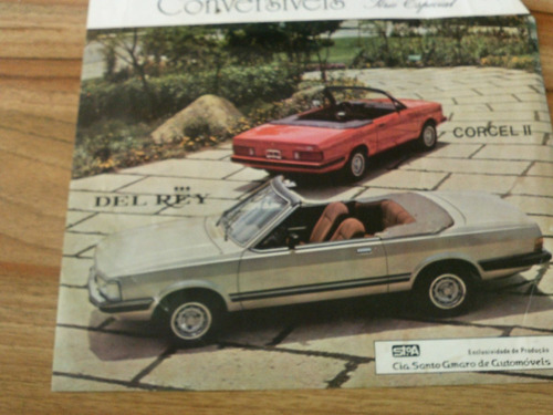 Ford Del Rey Sr Conversível Placa Preta (não Santa Matilde )