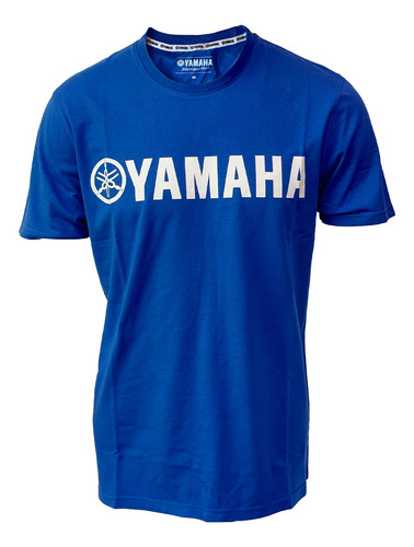 Polera De Hombre Manga Corta Yamaha Azul