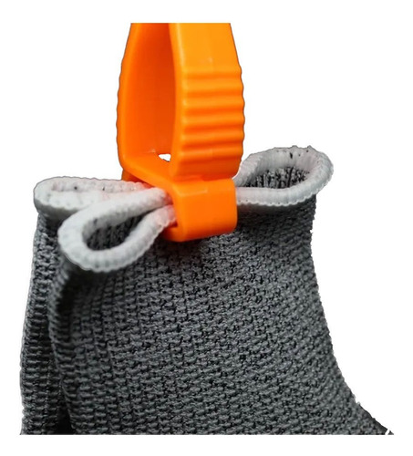 Clip Para Guantes Pgc Alta Visibilidad Resistente 6 Piezas
