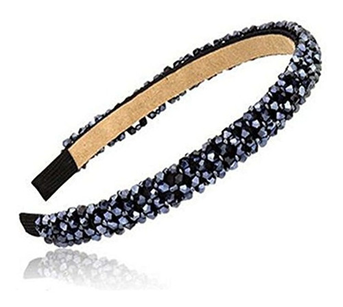 Casualfashion - Diadema Con 4 Filas De Cristales Brillantes