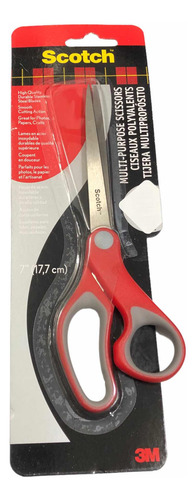 Tijeras Inoxidables 3m Scotch Multiusos Escolar Oficina 17cm