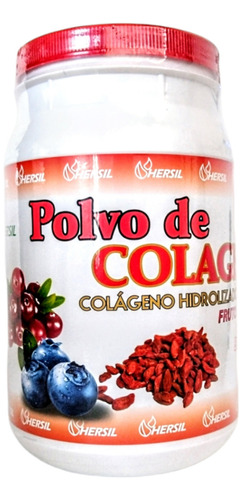 Polvo Para Preparar Bebida De Colágeno Con Frutos Rojo 1.1kg