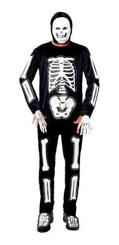 Disfraz Traje Esqueleto Calavera Adulto