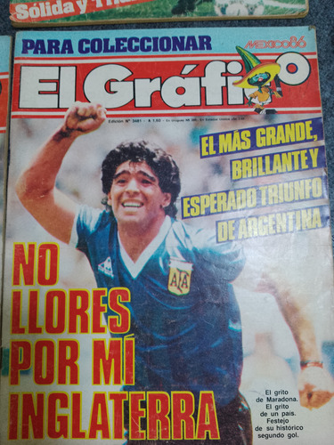 Revistas El Gráfico Mundial 1986 (lote De 7) (Usado)