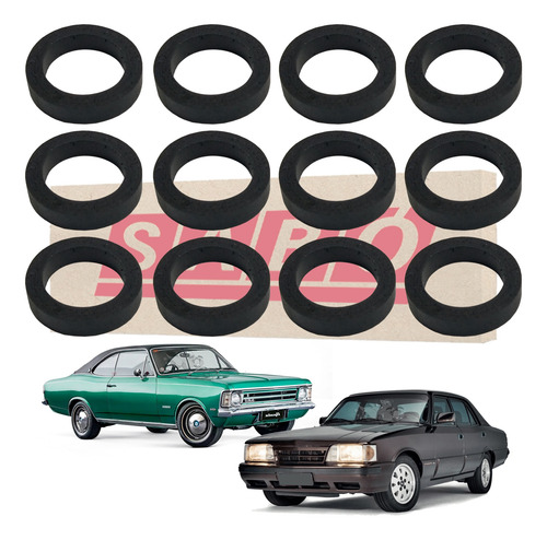 Kit 12 Anel Vedação Haste Valvulas Gm Opala Caravan 6cc