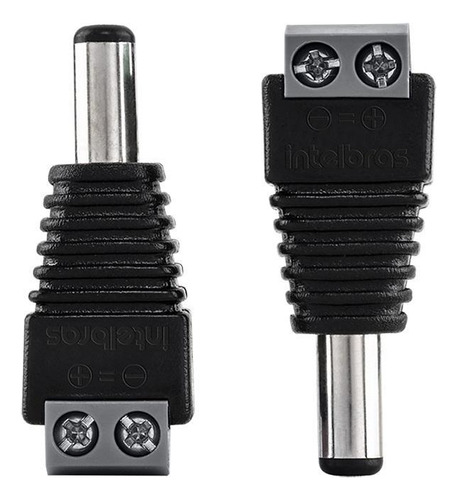 Conector Dc Macho P4 Para Cámaras De Seguridad Intelbras X10