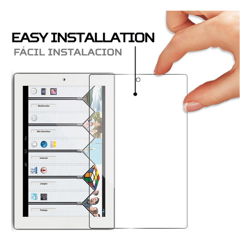 Protector Mica Pantalla Para Tablet Vexia Zippers Tab 9i 4c